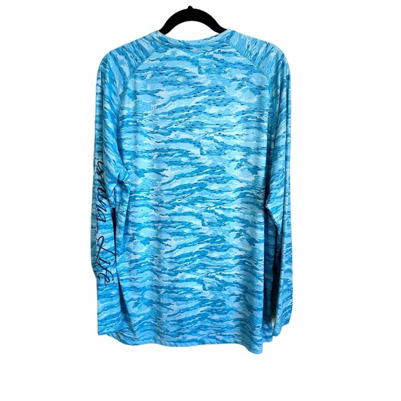 Fishing Life Men's Long Sleeve UPF50+ Sun Protection Shirt Sz. Large - Picture 3 of 5